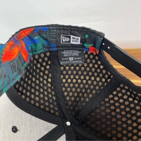 Cleveland Indians Cap Snap Back Embroidered Logo Tropical Hat 2017 ASG Honeycomb - Picture 6 of 7